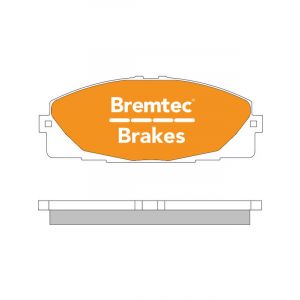 Bremtec Evolve Hybrid-Carbon Brake Pad