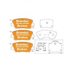 Bremtec Pro-Series Brake Pad