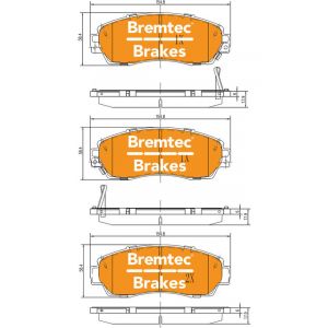 Bremtec Endure 4WD Brake Pad