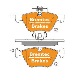 Bremtec Pro-Series Brake Pad