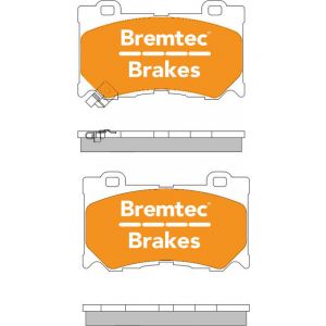 Bremtec Evolve Hybrid-Carbon Brake Pad
