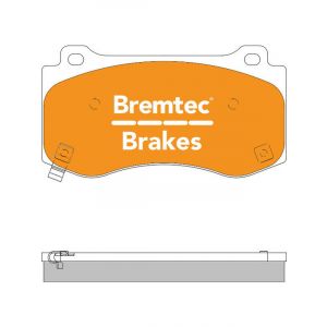 Bremtec Evolve Hybrid-Carbon Brake Pad