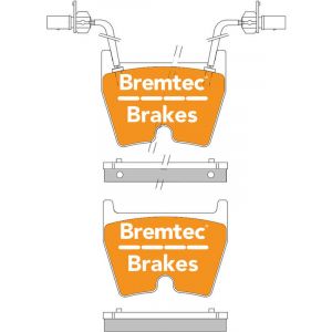 Bremtec Evolve Hybrid-Carbon Brake Pad