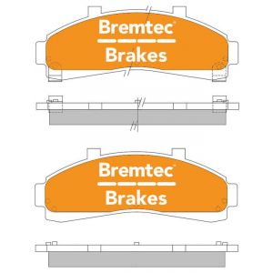 Bremtec Pro-Series Brake Pad