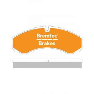 Bremtec Euroline High-Grade Brake Pad