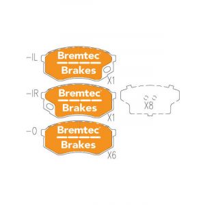 Bremtec Pro-Series Brake Pad