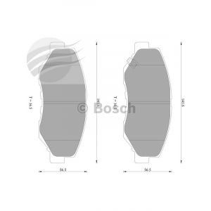 Bosch Brake Pad Front Set Honda Accord Euro Crv Nsx