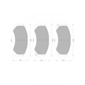 Bosch Brake Pad Front Set Holden Rodeo Tf,R9 Jackaroo