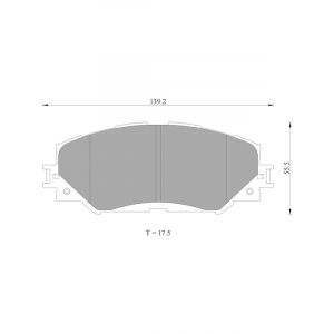 Bosch Brake Pad Front Set For Corolla ZRE Rav4 Rukus
