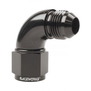 Raceworks Female To Male Swivel Elbow An-4 90