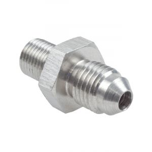 Raceworks Metric Male M10X1.0 To Male Flare An-4 Stainless Steel