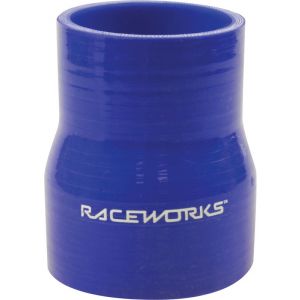 Raceworks Hose Reducer 3.25-3.5'' (82-89mm) Blue