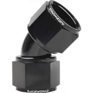Raceworks Female To Female Swivel An-12 45