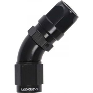 Raceworks Hose Fitting An-3 45