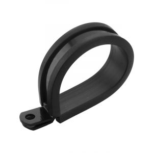 Proflow Cushioned Hose Mounting P-Clamp 12.6mm, Black, 5 Pack