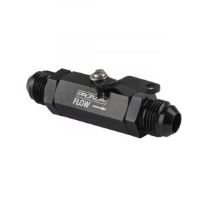 Proflow Valve, Shut-Off, Aluminium, Black, -10 AN Male Threads, E