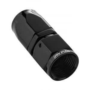 Proflow Straight Hose End -06AN Hose to Female, Black