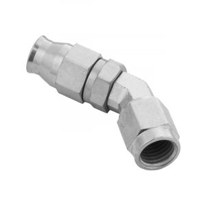 Proflow Stainless Steel 45 Degree Hose End Hose End For -03AN PTFE