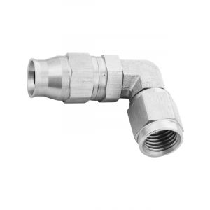 Proflow Stainless Steel 90 Degree Hose End Hose End For -03AN PTFE