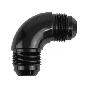 Proflow 90 Degree Union Flare Adaptor Fitting -12AN, Black