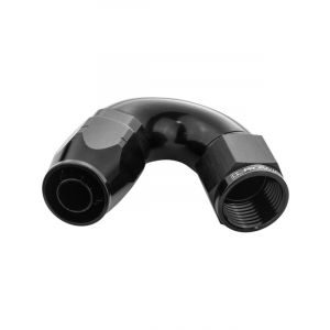 Proflow Fitting Hose End 120 Degree Full Flow -10AN, Black