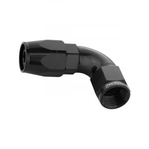 Proflow Fitting Hose End 90 Degree Full Flow -10AN, Black