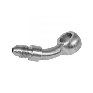 Proflow Stainless Steel 45 Degree Banjo Brake Hose End 10mm To -03A