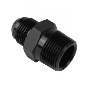 Proflow Adaptor Male -20AN To 1, 1/4in. NPT Straight, Black