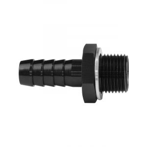 Proflow Fitting Adaptor Male 10mm x 1.00mm To 8mm Barb, Black