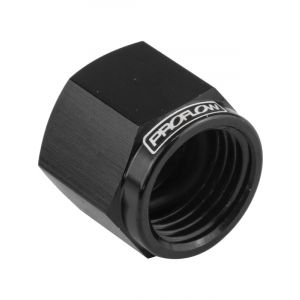 Proflow Fitting Aluminium AN Flare Cap -06AN, Black