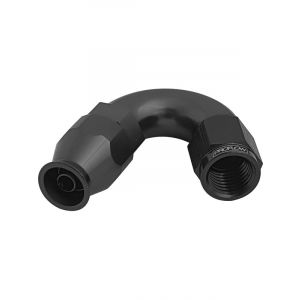 Proflow 150 Degree Fitting Hose End AN4 Suit PTFE Hose, Black