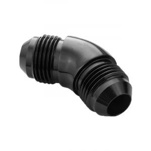 Proflow 45 Degree Union Flare Adaptor Fitting -08AN, Black