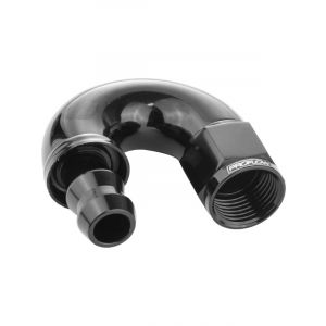 Proflow 180 Degree Fitting Hose End Full Flow Barb to Female -10A