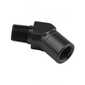 Proflow 45 Degree Coupler Female - Male Elbow 1/8in. NPT, Black