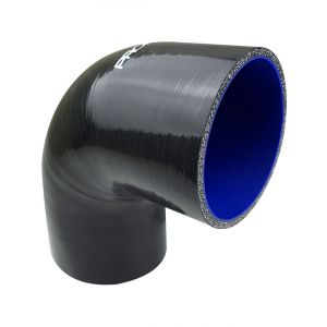Proflow Hose Tubing Air intake, Silicone, Coupler, 3.50in. 90 De