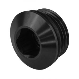 Proflow AN Port Plug, Low Profile Allen Key M12 x 1.50, Black