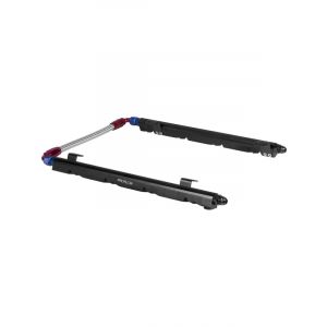Proflow Fuel Rails Kit, Billet Aluminium, Black Anodised, Holden