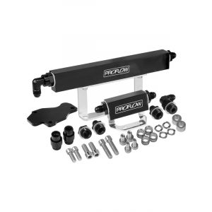 Proflow Fuel Rails Kit, Billet Aluminium, Anodised Black, Mazda R