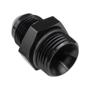 Proflow Fitting Straight Adaptor -04AN To -04AN O-Ring Port, Black