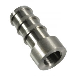 Proflow Fitting Aluminium Male Fitting Weld On Barb 3/8