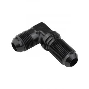 Proflow 90 Degree Adaptor AN Flare -06AN Bulkhead, Black