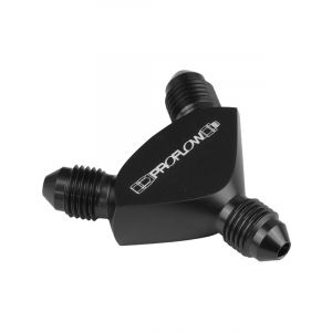 Proflow Fitting Aluminium AN Y-Adaptor -06AN Male To -04AN Mal