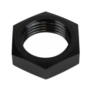 Proflow Aluminium Bulkhead AN Nut -03AN, Black