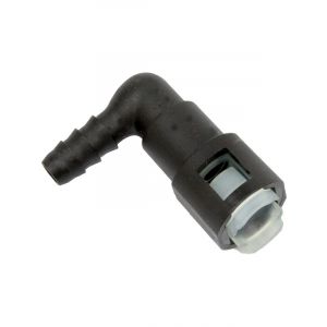 Proflow Fuel Line Connectors, Nylon 5/16in. Female QR 90 Degree To