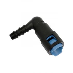 Proflow Fuel Line Connectors, Nylon 3/8in. Female QR 90 Degree To
