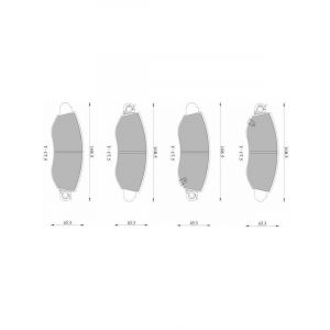 Bosch Brake Pad Front Set