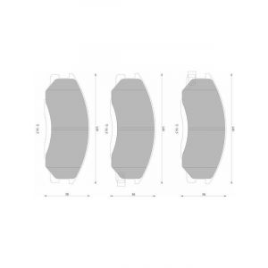 Bosch Brake Pad Front Set