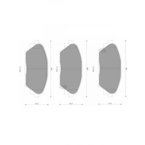 Bosch Brake Pad Front Set