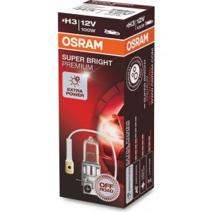 Osram H3 Rally Halogen Globe 12V 100W Pk22S [ref Narva 48351] Pack 1