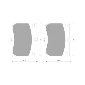 Bosch Brake Pad Front Set